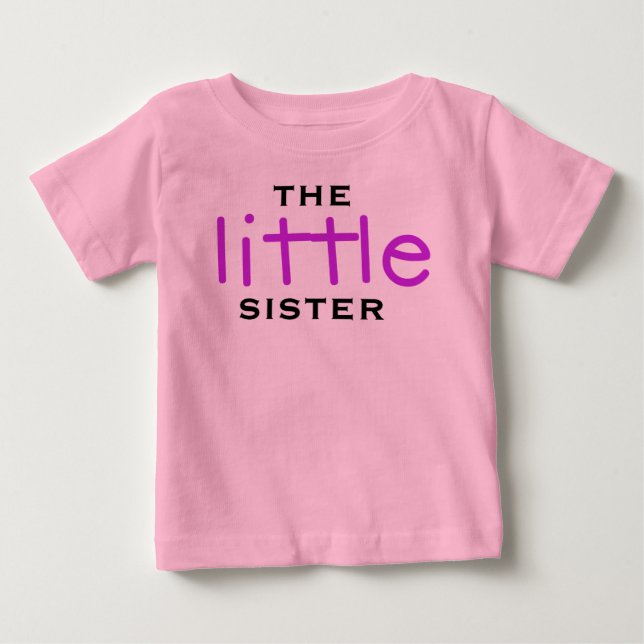 The Little Sister Baby T-Shirt (Front)