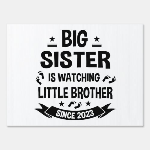 The little sister takes care of the big brother in sign