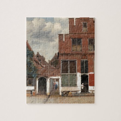 The Little Street by Johannes Vermeer Jigsaw Puzzle