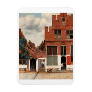 "THE LITTLE STREET" BY JOHANNES VERMEER MAGNET