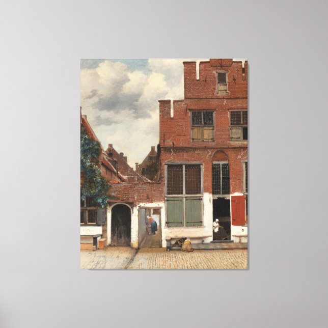 The Little Street Canvas Print (Front)