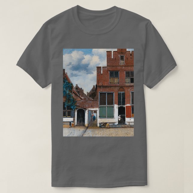 The Little Street Johannes Vermeer 2 T-Shirt (Design Front)