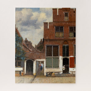 The Little Street, View of Houses in Delft Jigsaw Puzzle