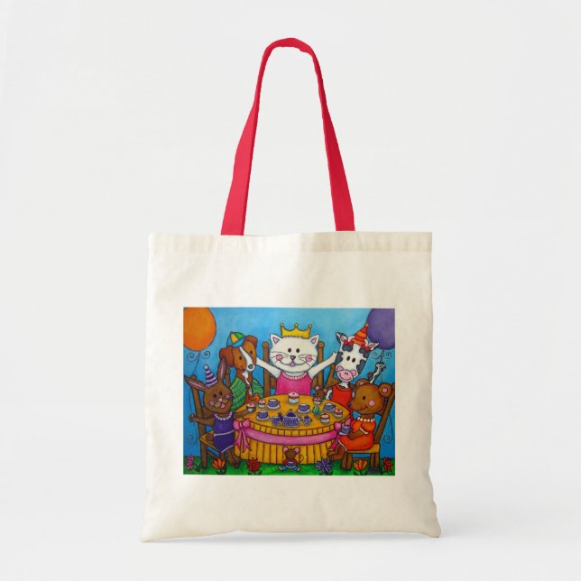 The Little Tea Party Tote Bag (Front)