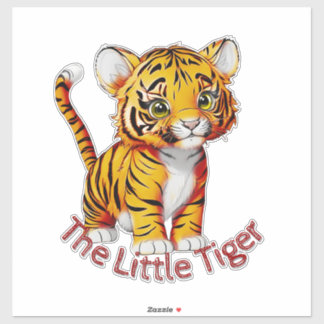 The Little Tiger Customizable Nursery Sticker