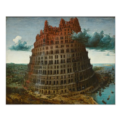 The Little Tower of Babel by Pieter Bruegel Photo Print