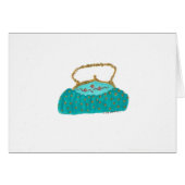 The little turquoise purse (Front Horizontal)