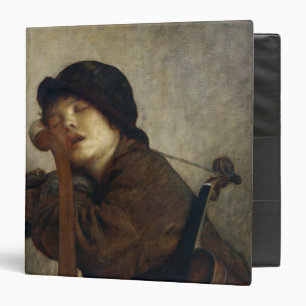 The Little Violinist Sleeping, 1883 3 Ring Binder