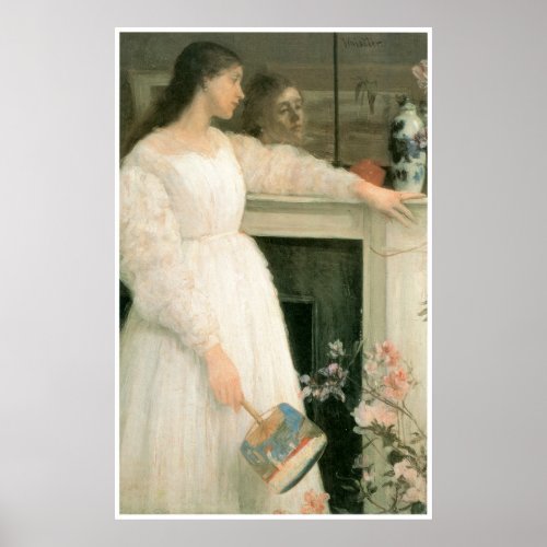 The Little White Girl Symphony in White No2 1864 Poster