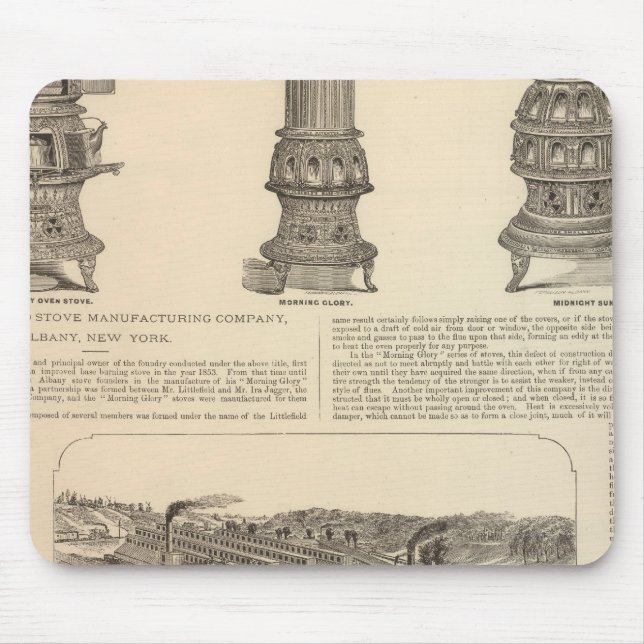 The Littlefield Stove Manufacturing Company Mouse Pad (Front)