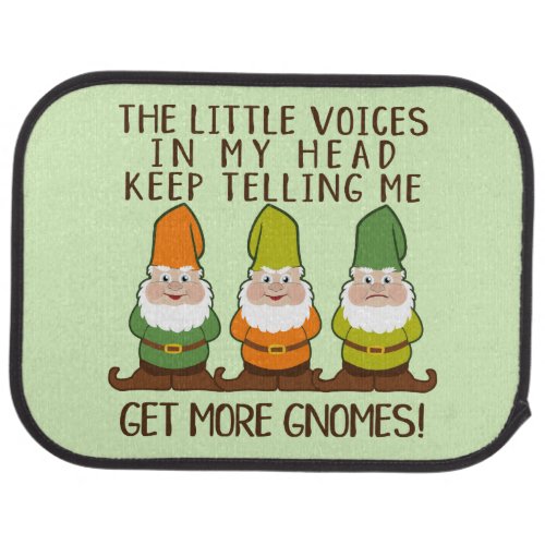 The Littles Voices Get More Gnomes Car Floor Mat