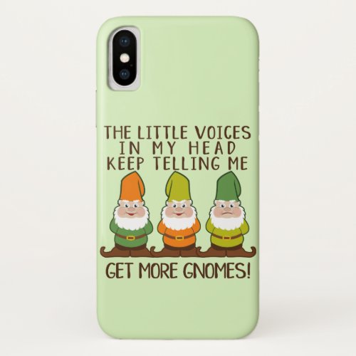 The Littles Voices Get More Gnomes iPhone X Case