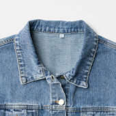 The Littles Voices Get More Gnomes Denim Jacket (Collar)