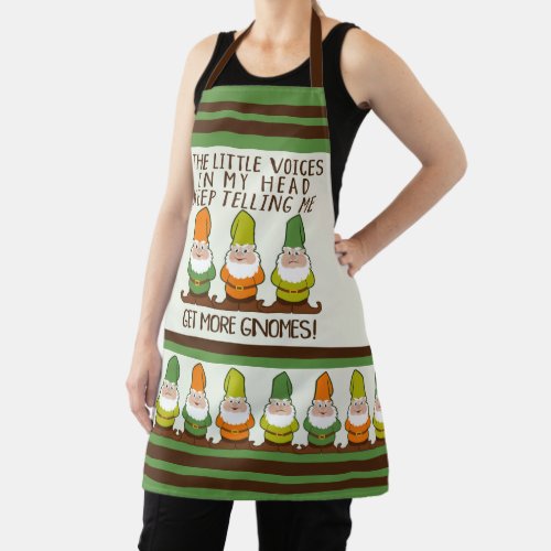 The Littles Voices Get More Gnomes Funny Apron