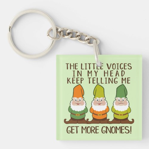 The Littles Voices Get More Gnomes Keychain