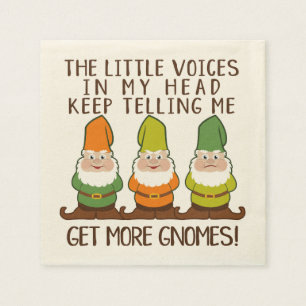 The Littles Voices Get More Gnomes Napkins
