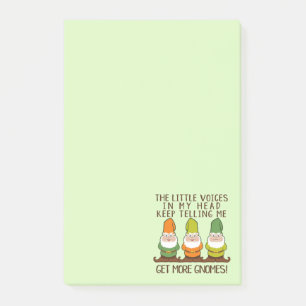 The Littles Voices Get More Gnomes Post-it Notes