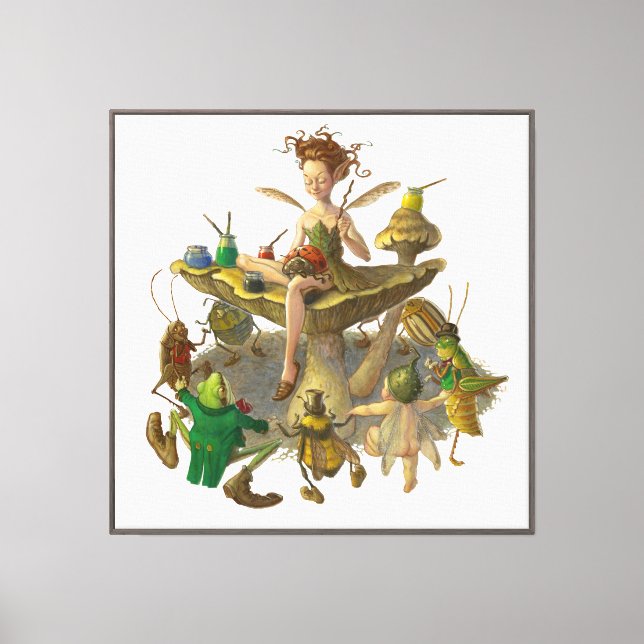 “The Littlest Artist” Canvas Print (Front)