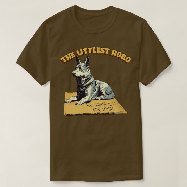 The Littlest Hobo T-Shirt (Design Front)