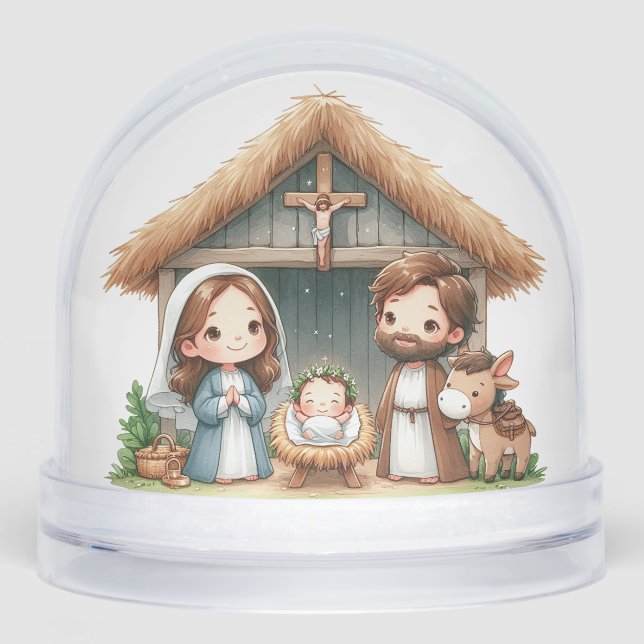 The Littlest King Snow Globe (Front)