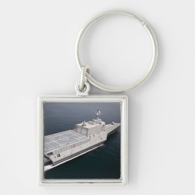 The littoral combat ship Independence 3 Keychain (Front)
