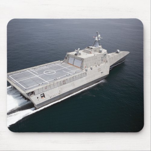 The littoral combat ship Independence 3 Mouse Pad