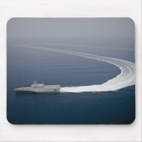 The littoral combat ship Independence 4 Mouse Pad