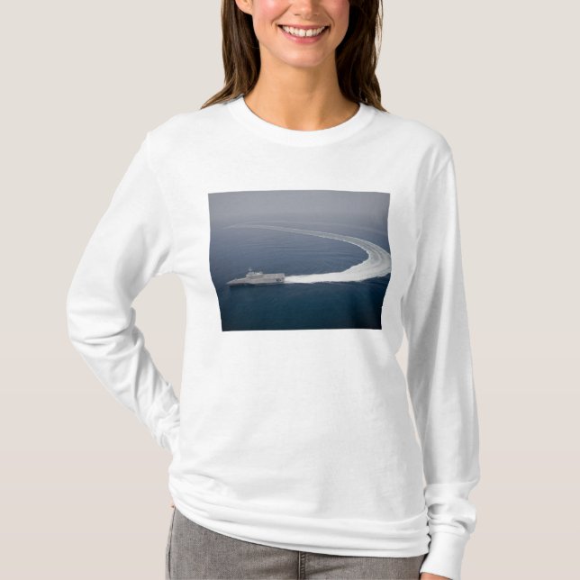 The littoral combat ship Independence 4 T-Shirt (Front)