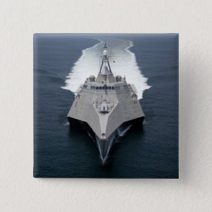 The littoral combat ship Independence Pinback Button