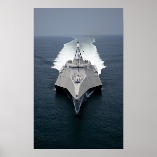 The littoral combat ship Independence Poster