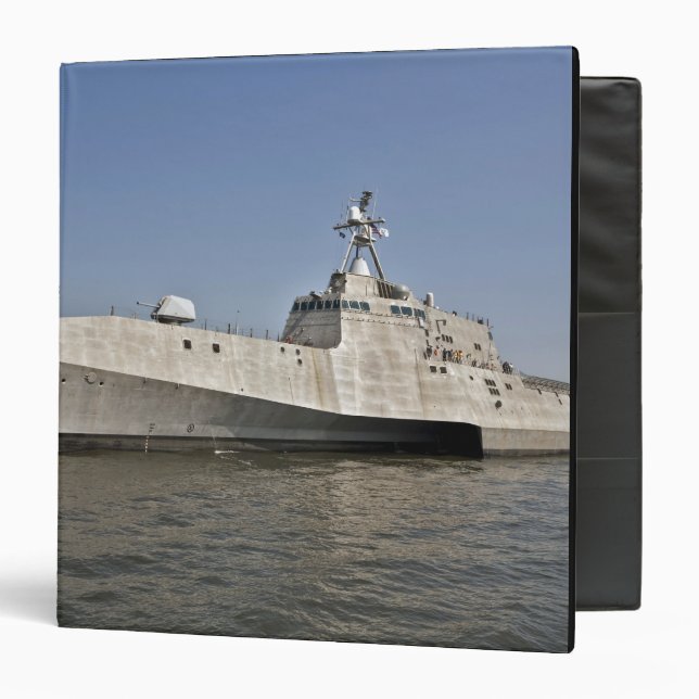 The littoral combat ship Independence underway 3 Ring Binder (Front/Inside)