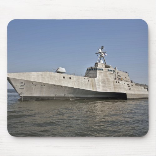 The littoral combat ship Independence underway Mouse Pad