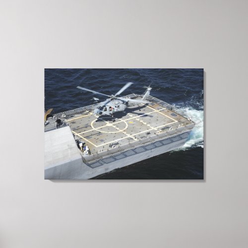 The littoral combat ship USS Freedom Canvas Print