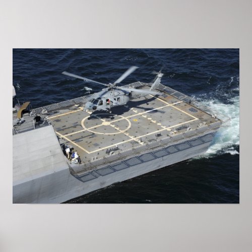 The littoral combat ship USS Freedom Poster