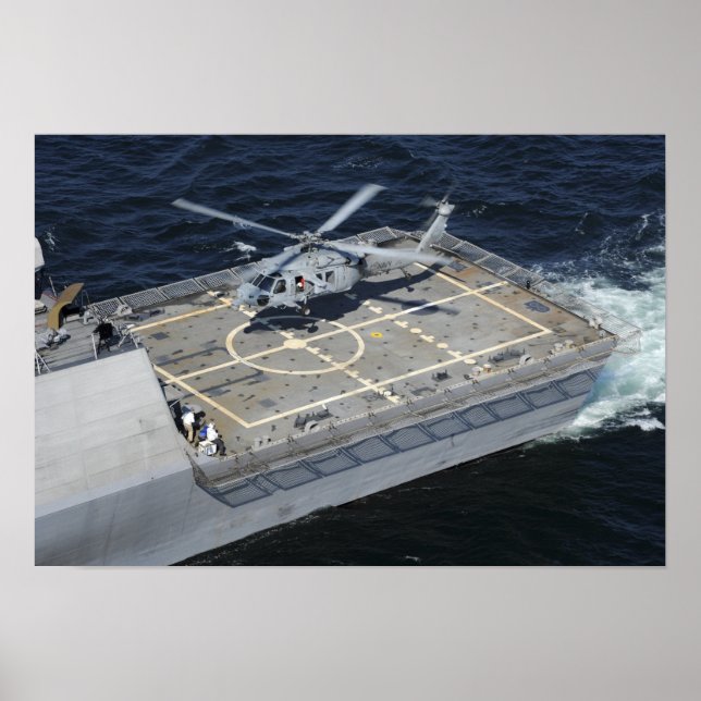 The littoral combat ship USS Freedom Poster (Front)