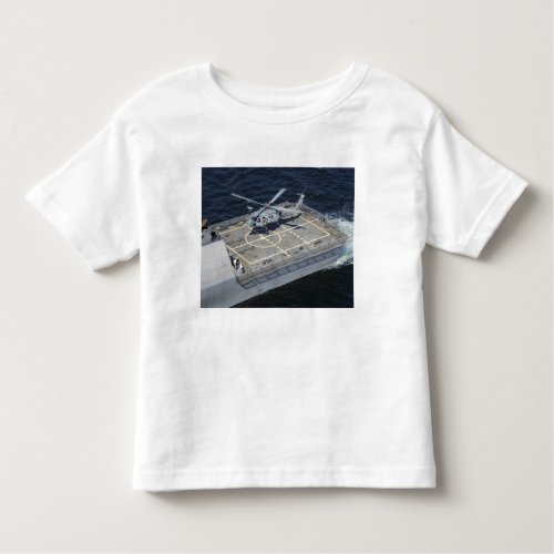 The littoral combat ship USS Freedom Toddler T_shirt