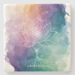 The Living Blueprint Stone Coaster