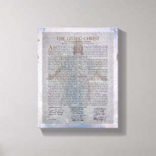 "The Living Christ" Painting Series Canvas Print
