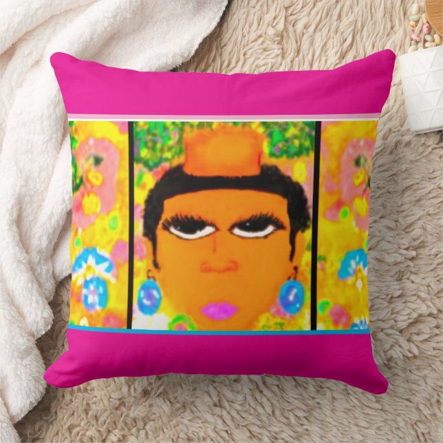 The "Living Crown'  Throw Pillow (Blanket)