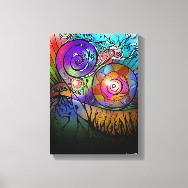 The Living Earth (Wrapped Canvas) Canvas Print (Front)