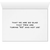 THE LIZARD COUPLE UNITES TO SAY HAPPY 50TH (Inside Horizontal (Bottom))