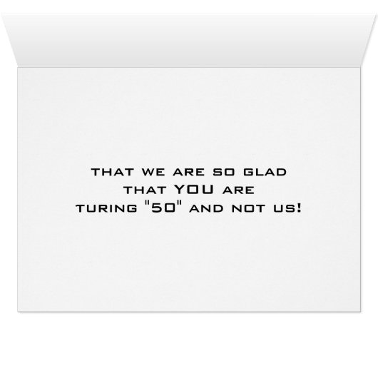 THE LIZARD COUPLE UNITES TO SAY HAPPY 50TH (Inside Horizontal (Bottom))