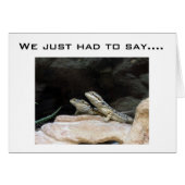 THE LIZARD COUPLE UNITES TO SAY HAPPY 50TH (Front Horizontal)