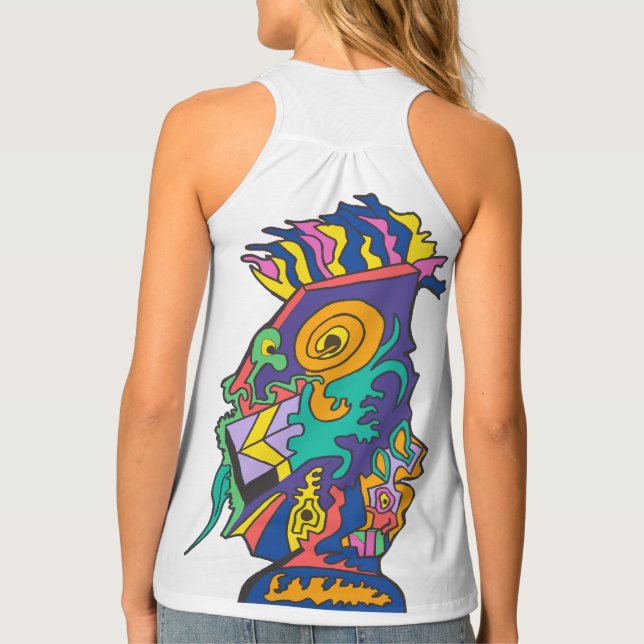 The Lizard Dilemma Tank Top (Back)