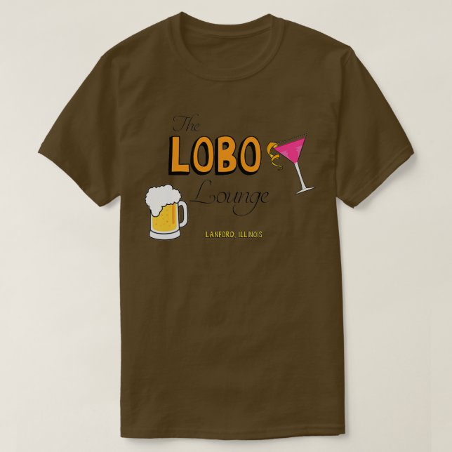 The Lobo Lounge Roseanne T-Shirt (Design Front)