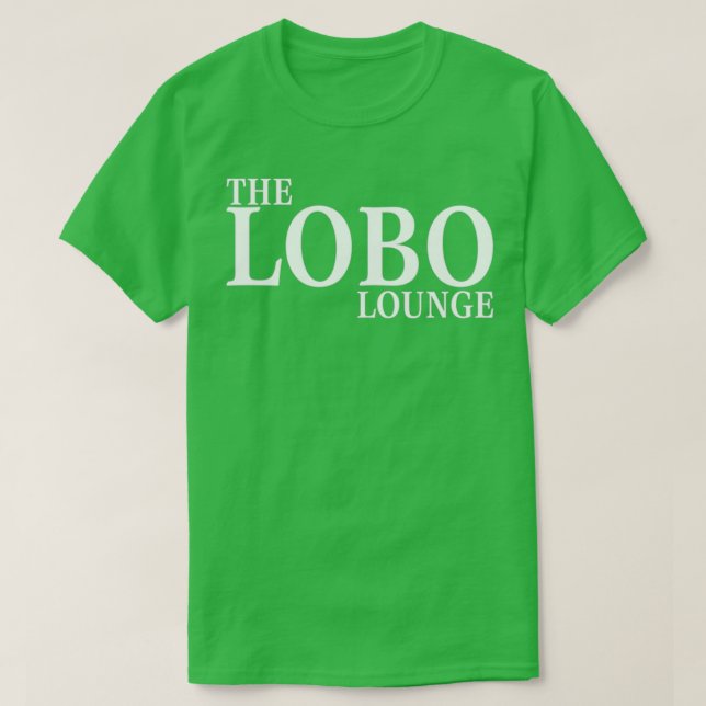 The Lobo Lounge T-Shirt (Design Front)