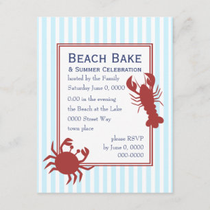 the Lobster & the Crab Invitation