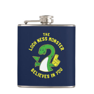 The Loch Ness Monster Believes In You Flask