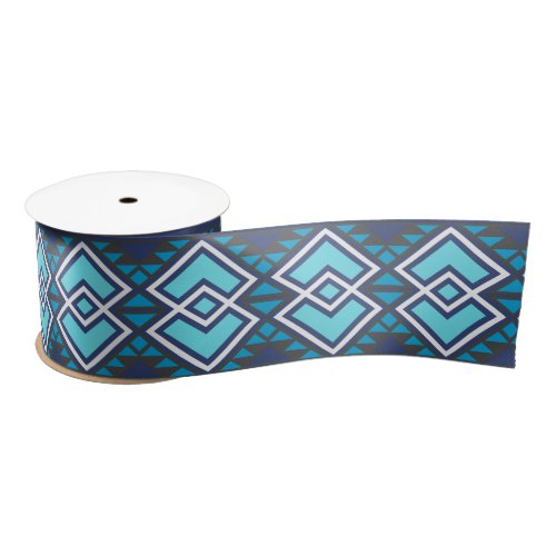 The Lodge Aqua Satin Ribbon