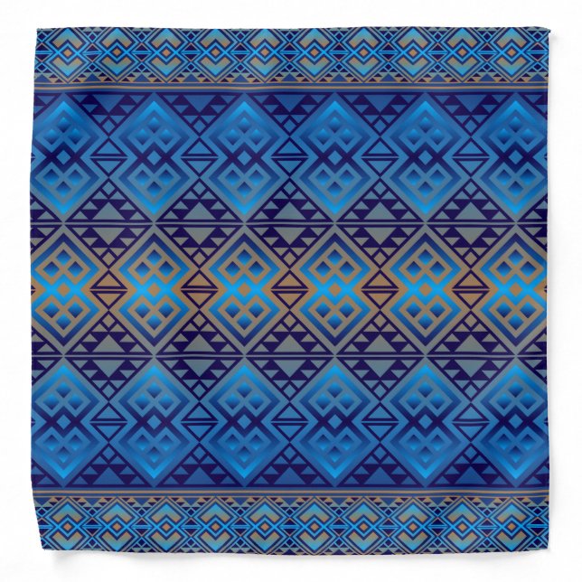 The Lodge (Blue) Bandana (Front)